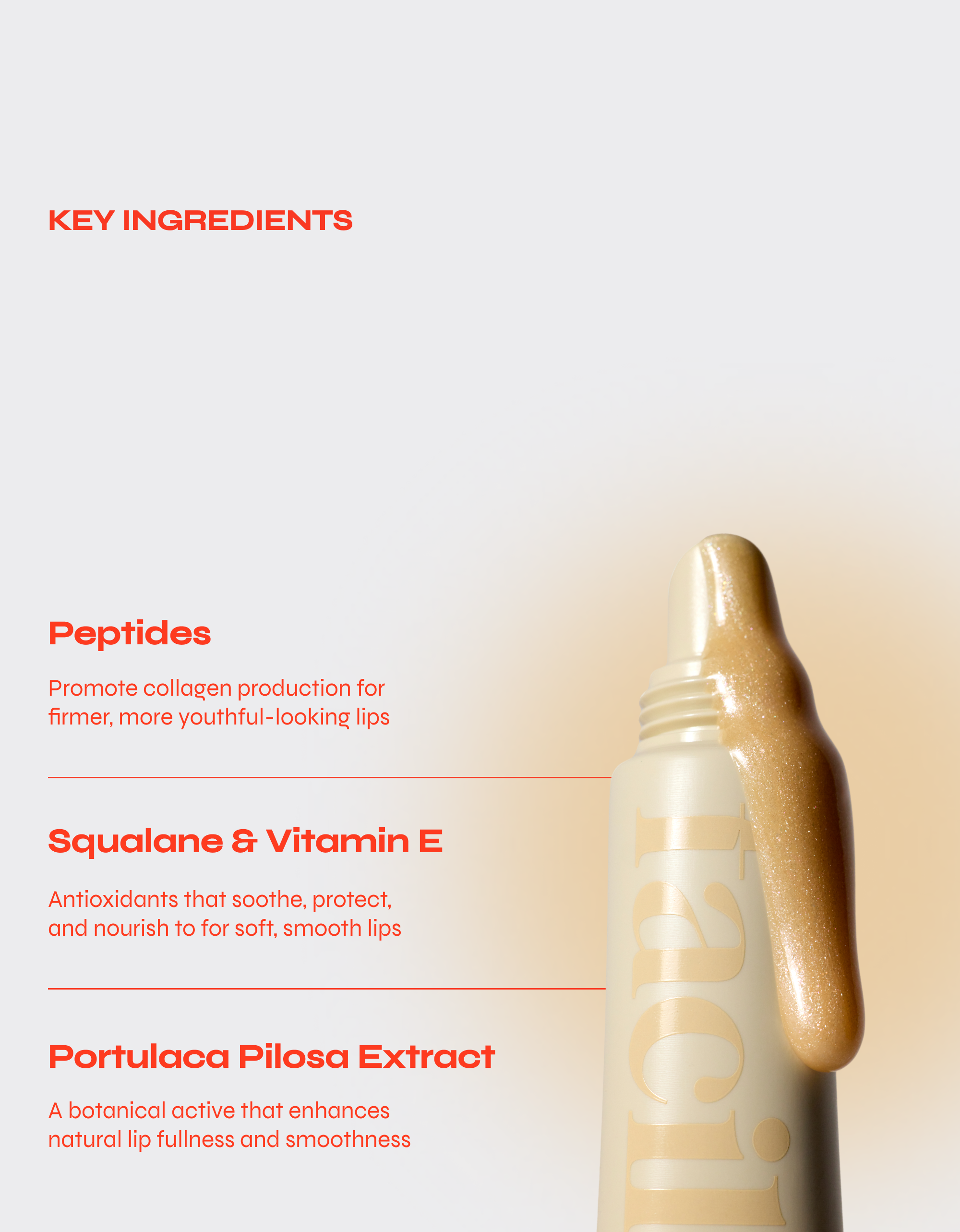 BIG & LITTLE Hydrating Glossy Peptide Treatment