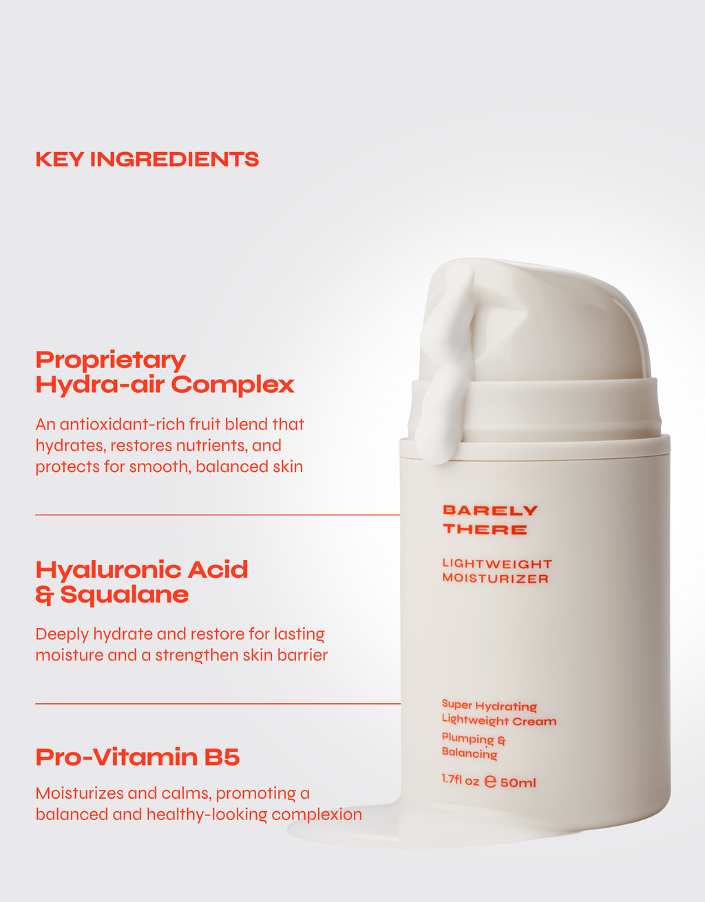 BARELY THERE Hyaluronic Acid Lightweight Moisturizer