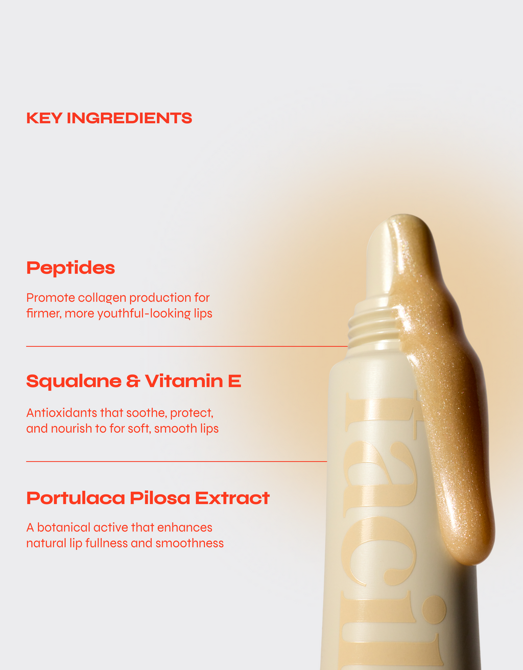 CHAMPAGNE LIP JELLY TINT Hydrating Glossy Peptide Treatment