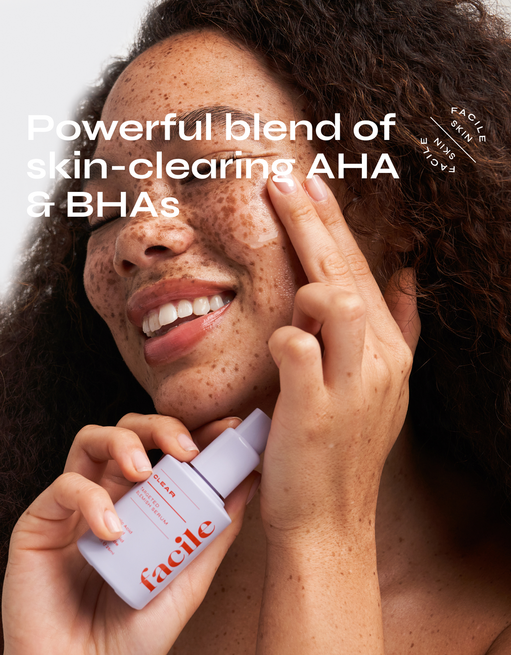 CLEAR Exfoliating Serum for Blemishes with 7% Glycolic Acid & 3% Lactic Acid