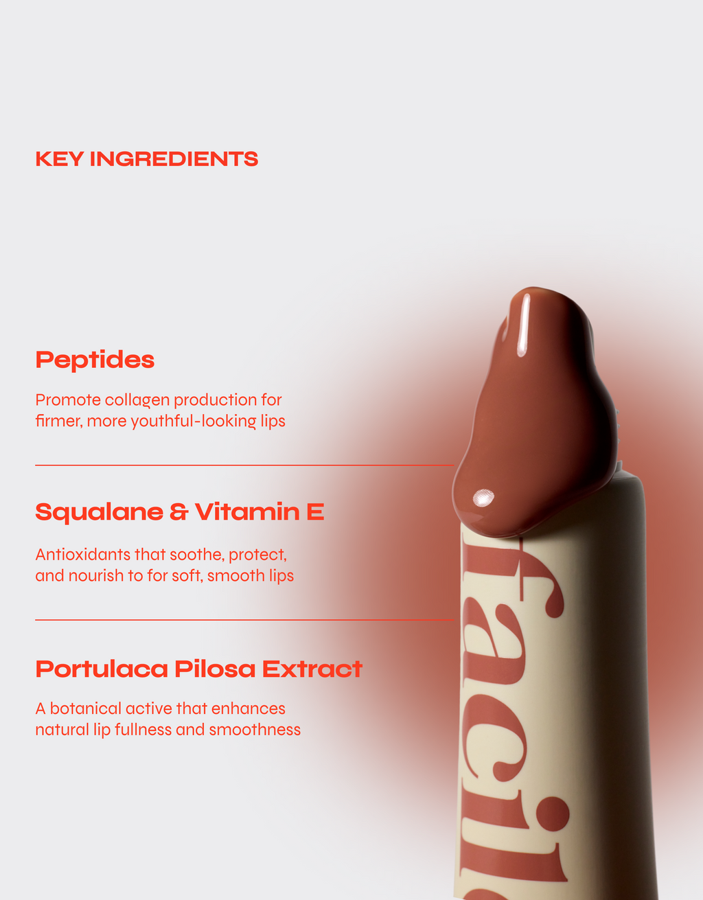 COGNAC LIP JELLY TINT Hydrating Glossy Peptide Treatment