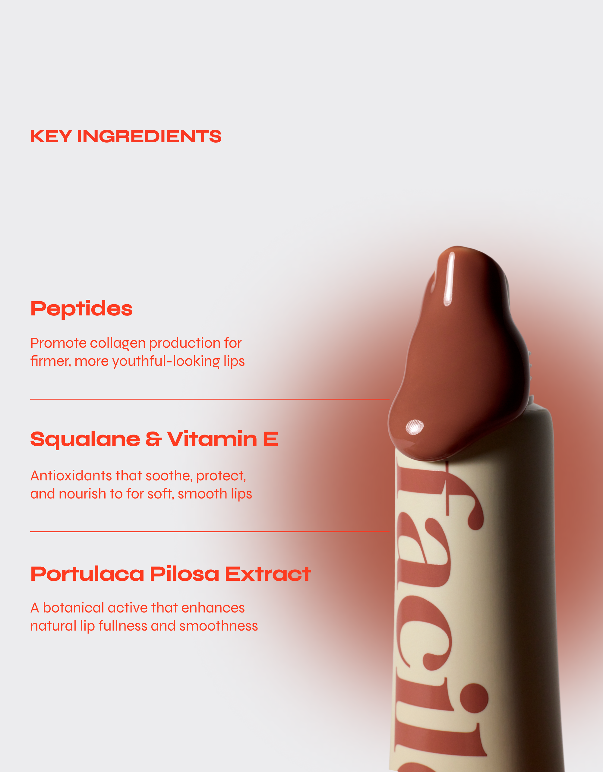 COGNAC LIP JELLY TINT Hydrating Glossy Peptide Treatment