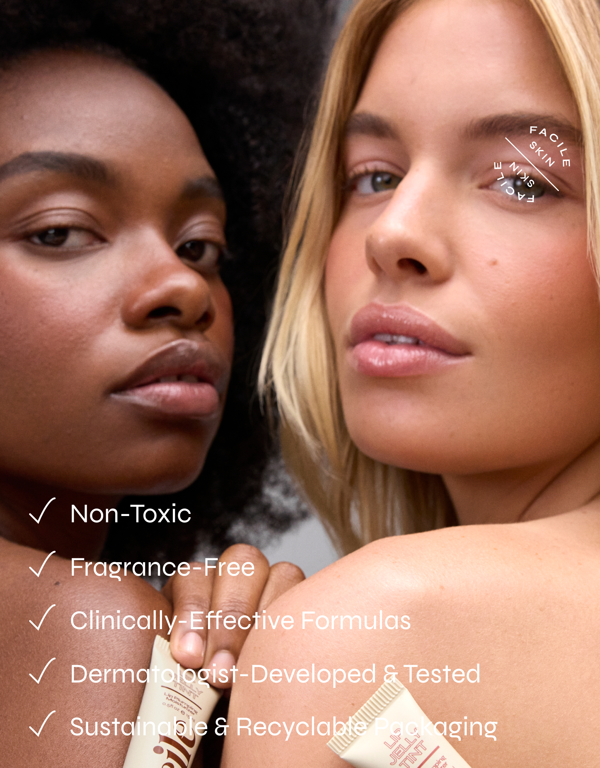 COGNAC LIP JELLY TINT Hydrating Glossy Peptide Treatment