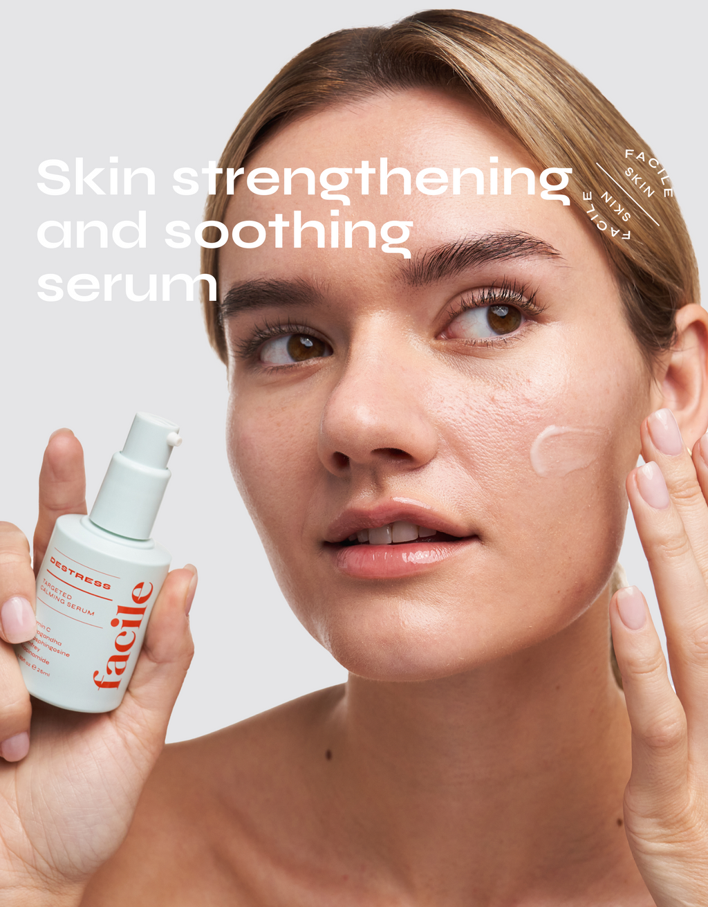DESTRESS Redness Calming Serum with Vitamin C & Ceramides