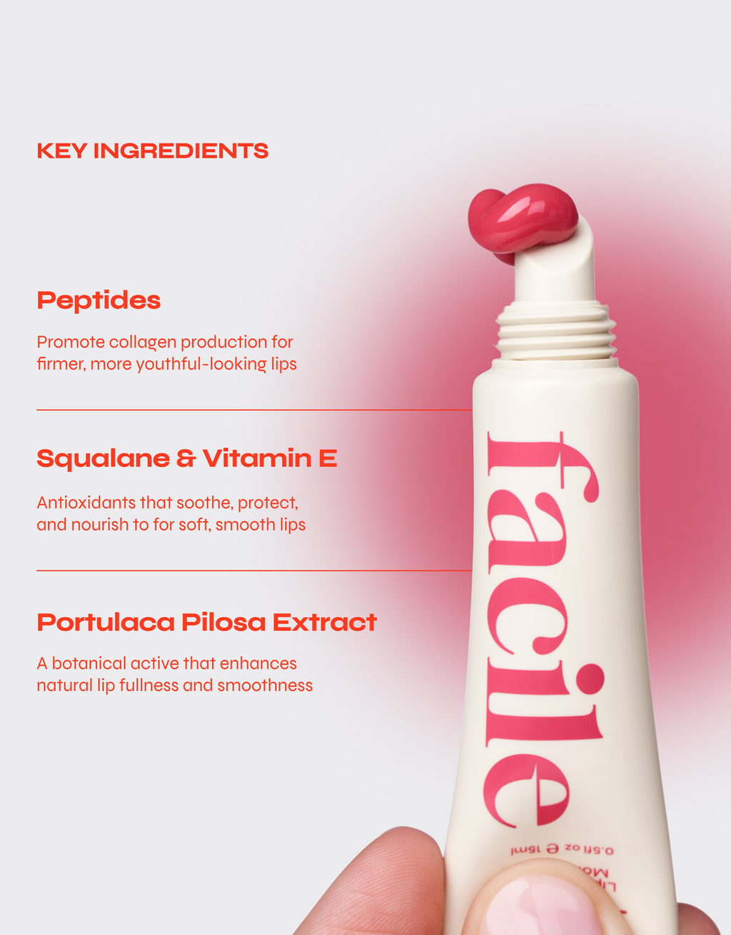 ROSE LIP JELLY TINT Hydrating Glossy Peptide Treatment