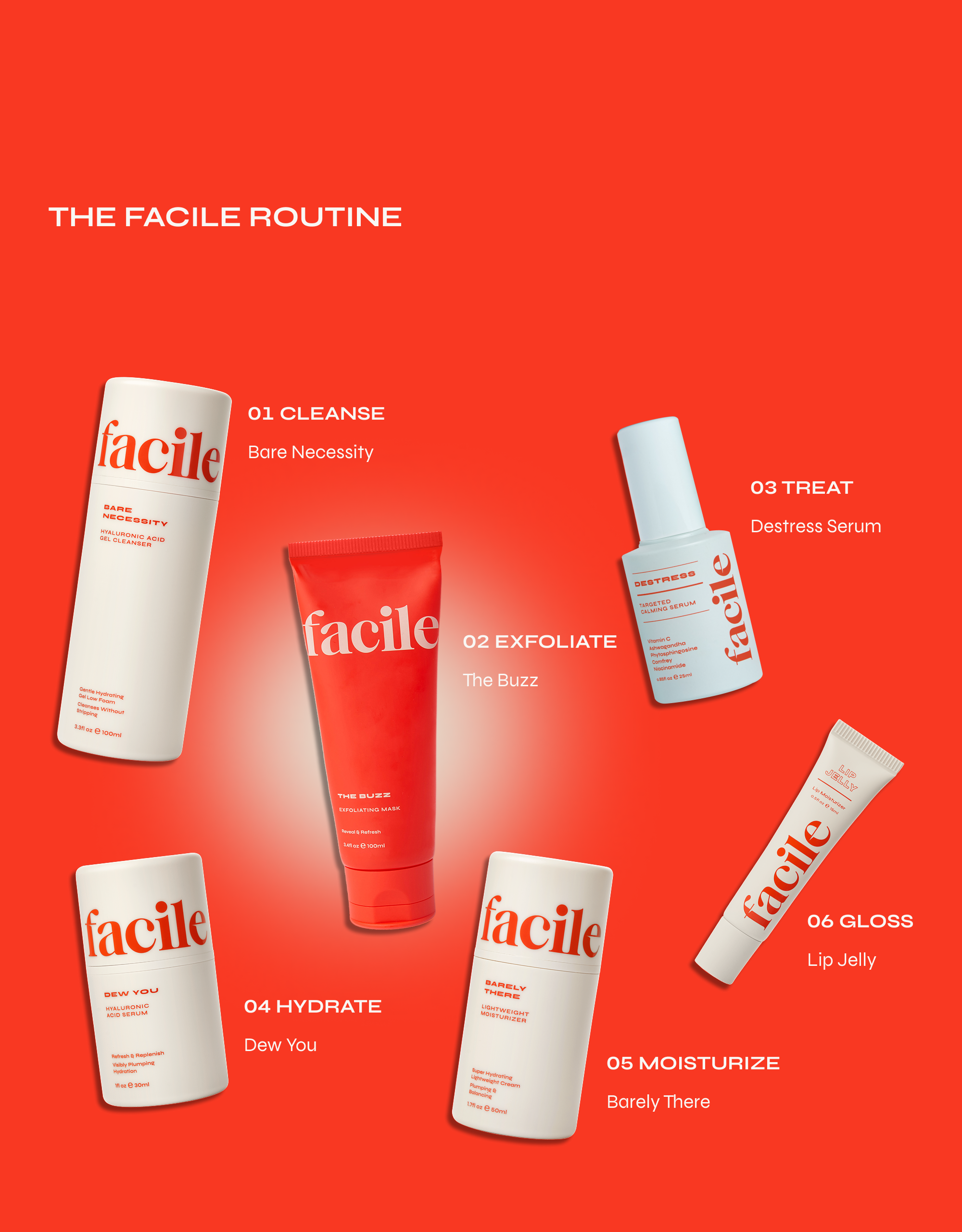 THE BUZZ Brightening Exfoliating Facial Treatment with AHA & BHA