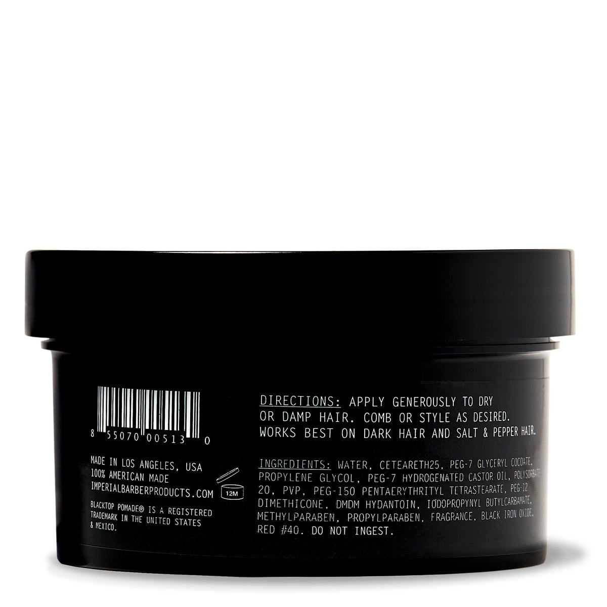 Blacktop Pomade - 6oz
